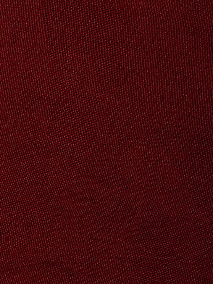 Maroon Chanderi Embroidered Unstitched Dress Material