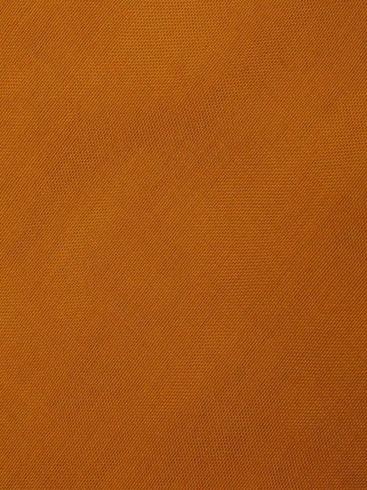 Mustard Chanderi Embroidered Unstitched Dress Material