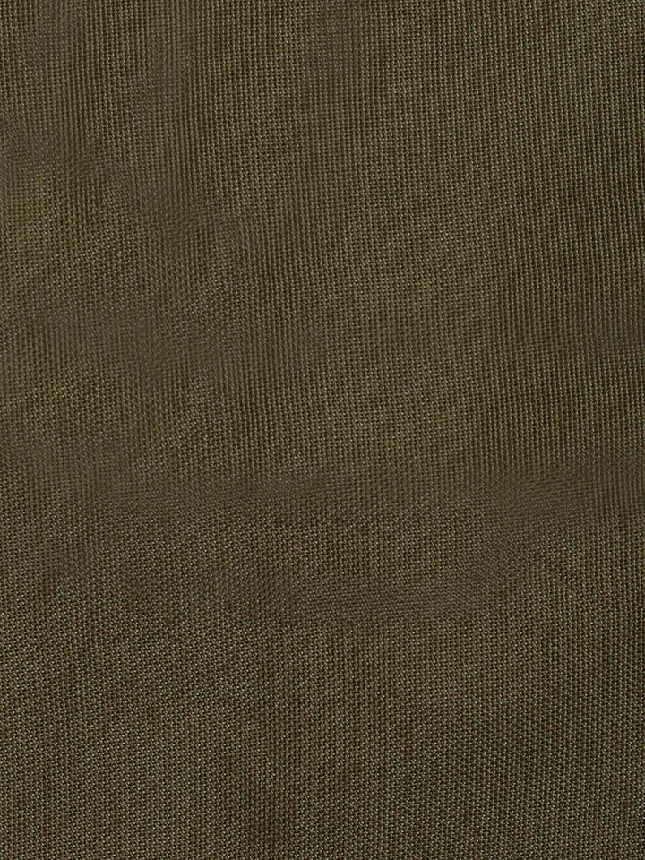 Beige Chanderi Embroidered Unstitched Dress Material