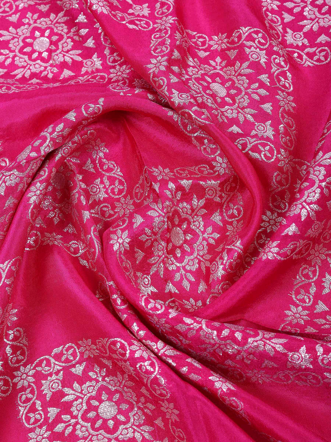 Rani Chanderi Embroidered Unstitched Dress Material
