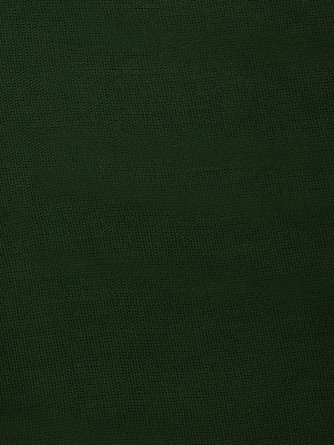 Bottle Green Cotton Blend Embroidered Unstitched Dress Material