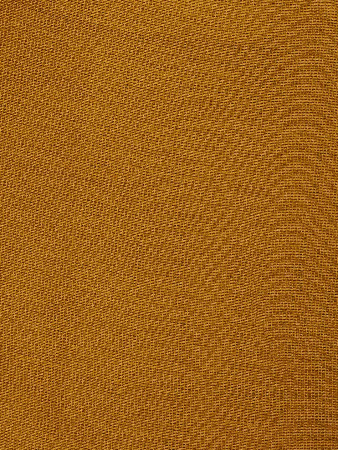 Mustard Cotton Blend Embroidered Unstitched Dress Material