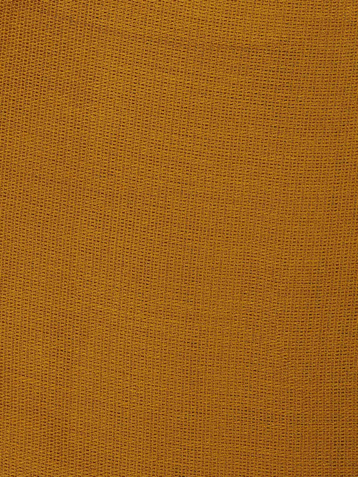 Mustard Cotton Blend Embroidered Unstitched Dress Material