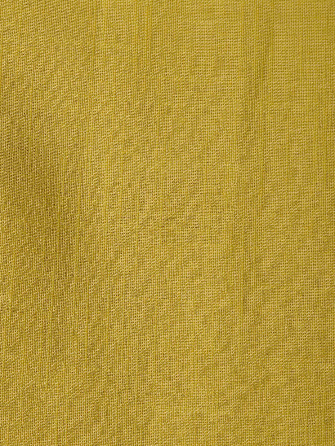 Mustard Cotton Blend Embroidered Unstitched Dress Material