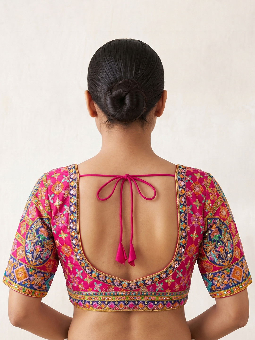 Premium Rani Embroidery Viscose Blouse Piece