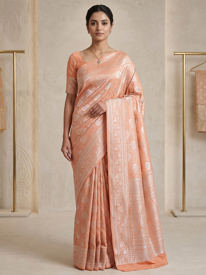 Gazari Art Silk Woven Saree