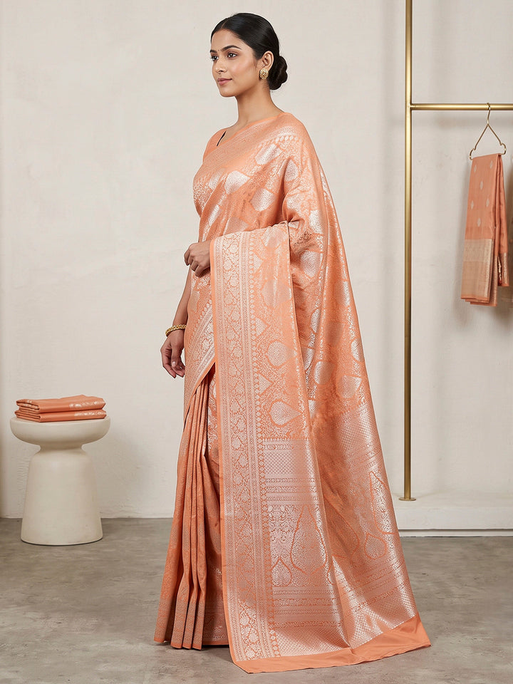 Gazari Art Silk Woven Saree
