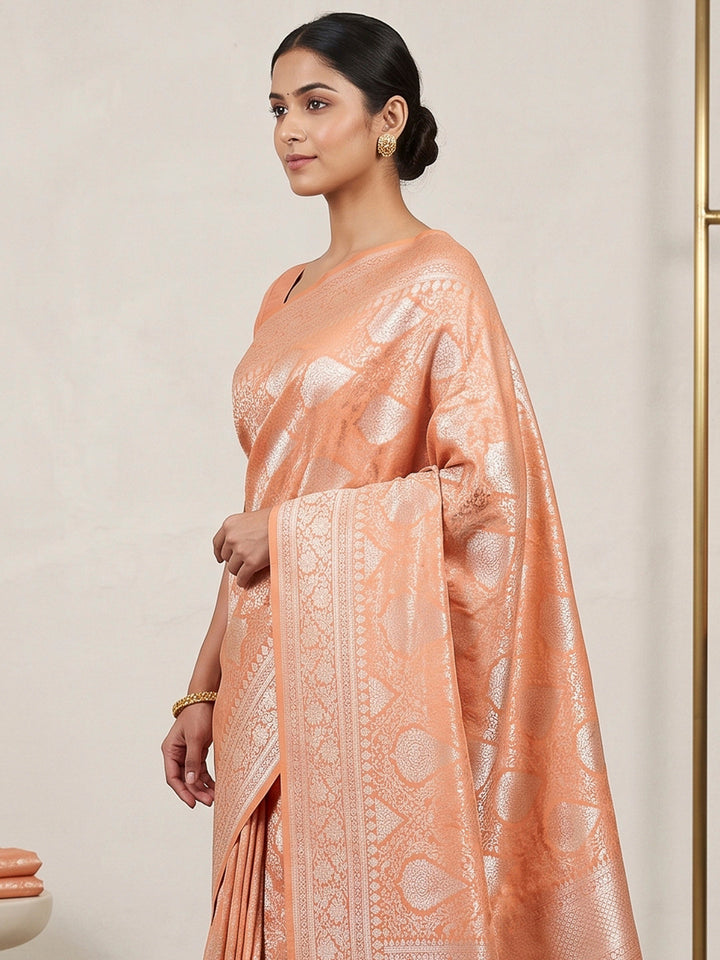 Gazari Art Silk Woven Saree