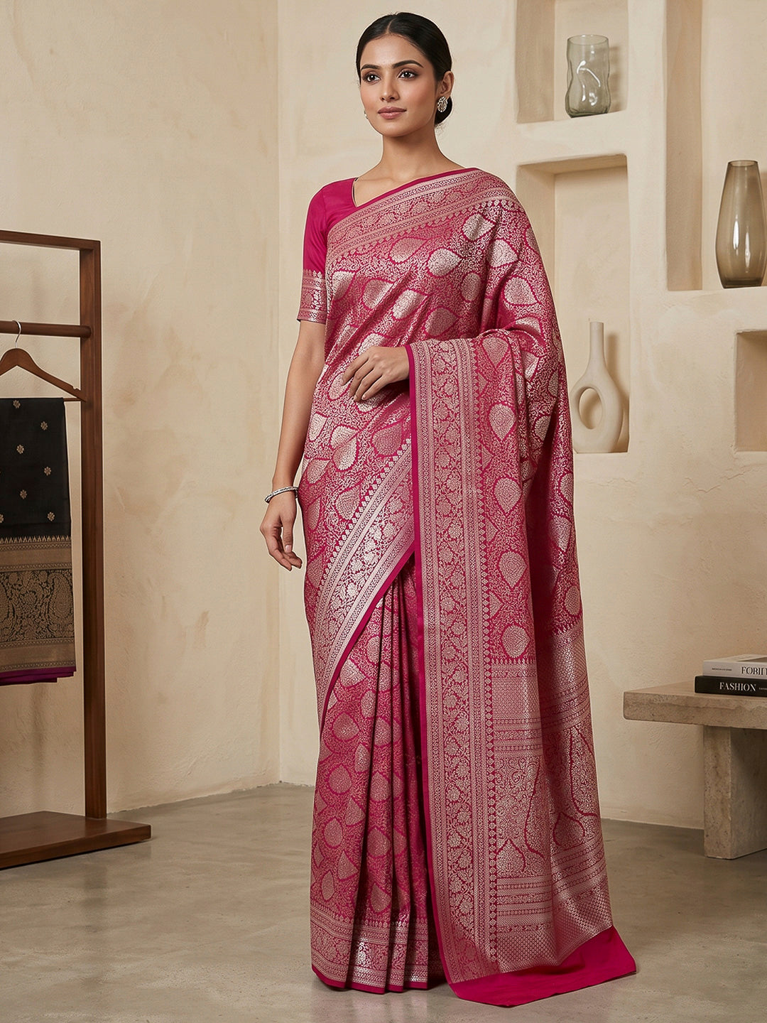 Rani Art Silk Woven Saree