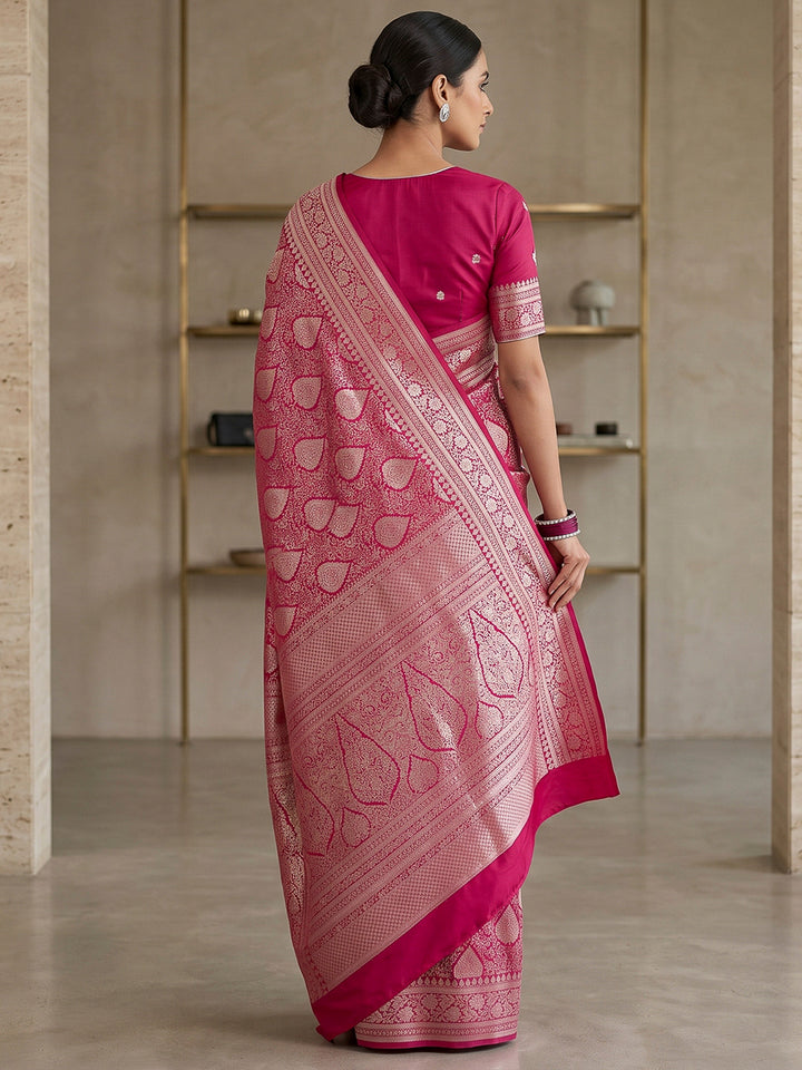 Rani Art Silk Woven Saree