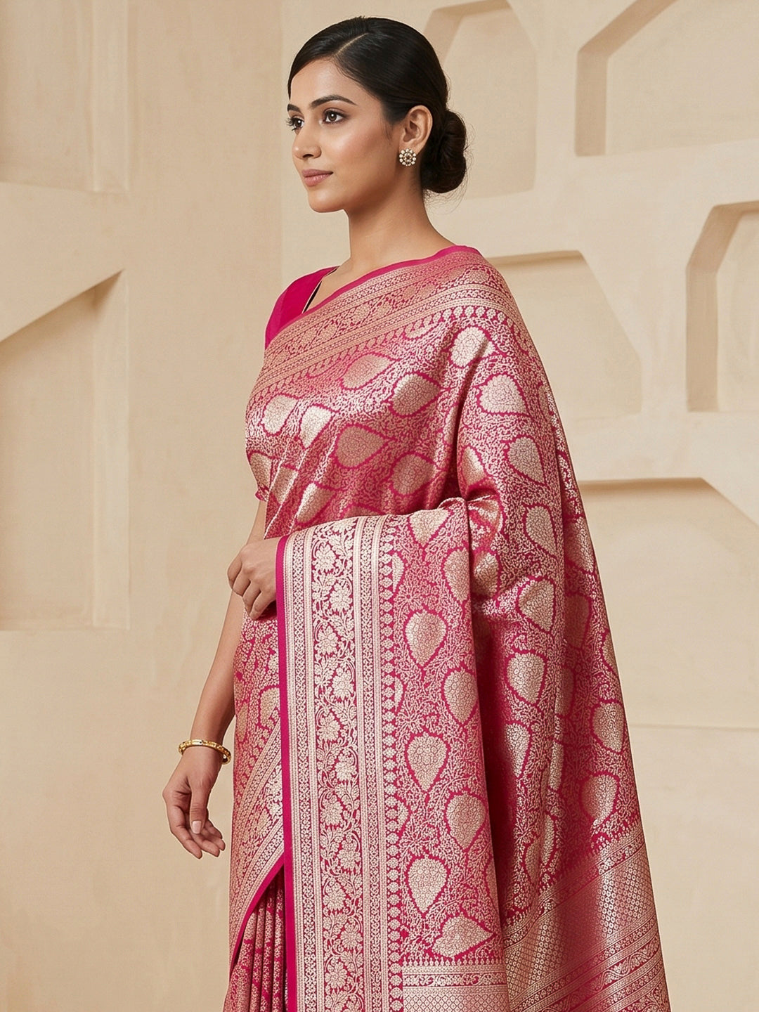 Rani Art Silk Woven Saree