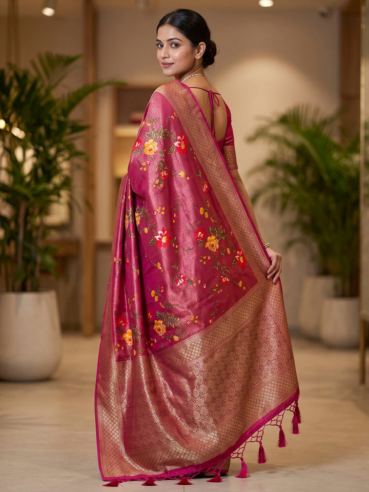 Rani Art Silk Woven Saree