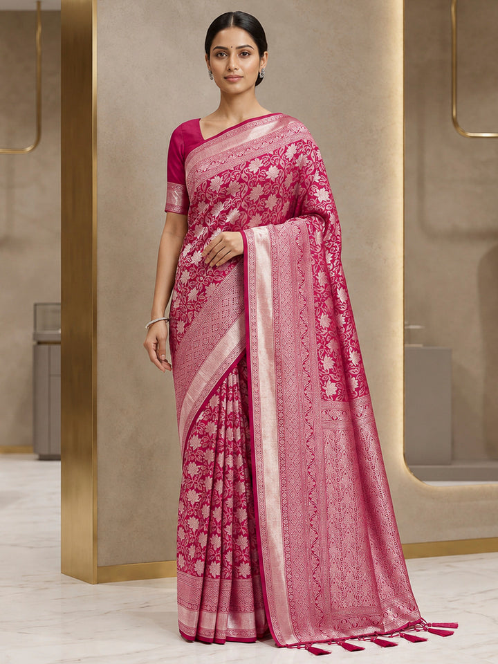 Rani Art Silk Woven Saree