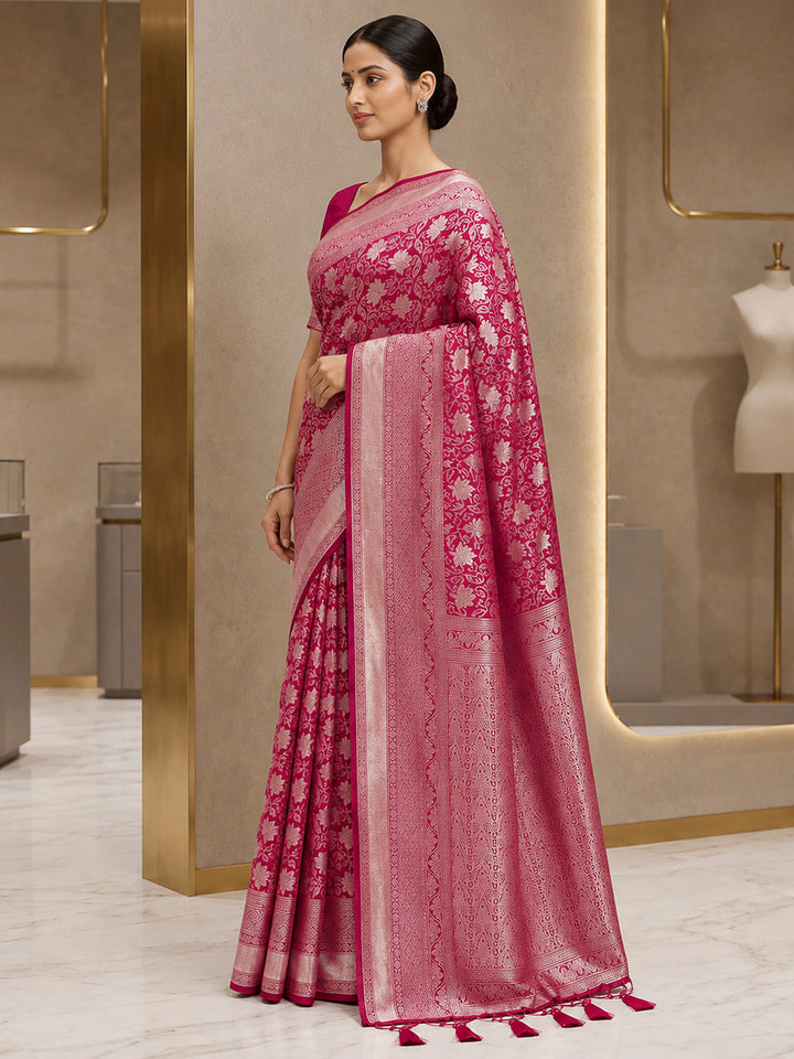 Rani Art Silk Woven Saree