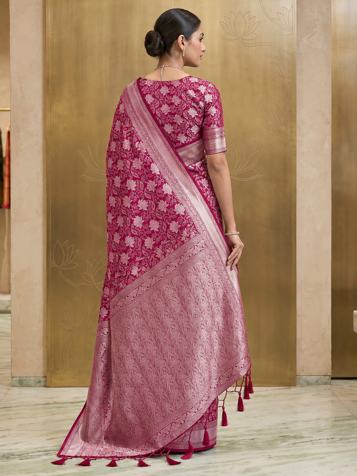Rani Art Silk Woven Saree