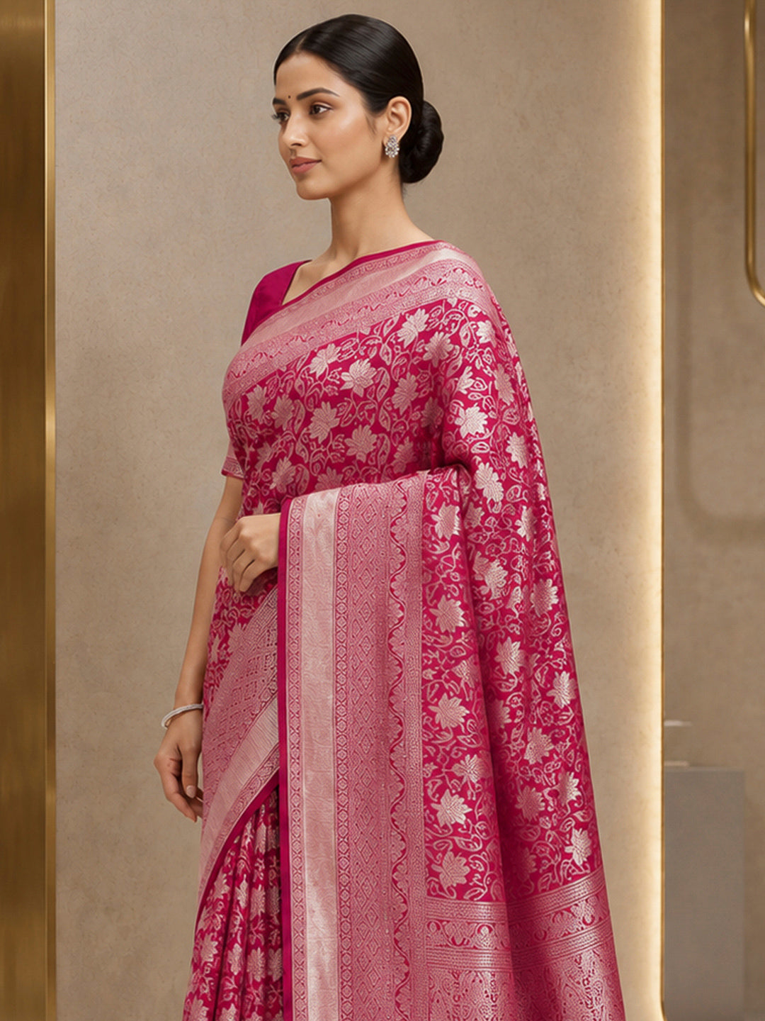 Rani Art Silk Woven Saree