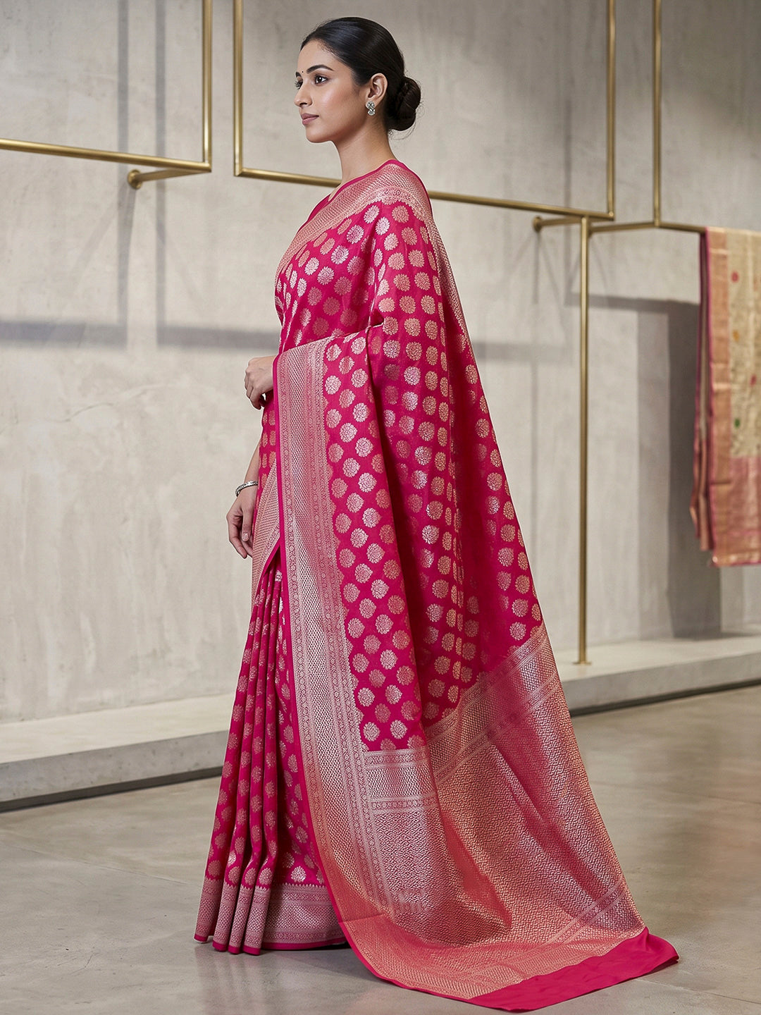 Rani Art Silk Woven Saree