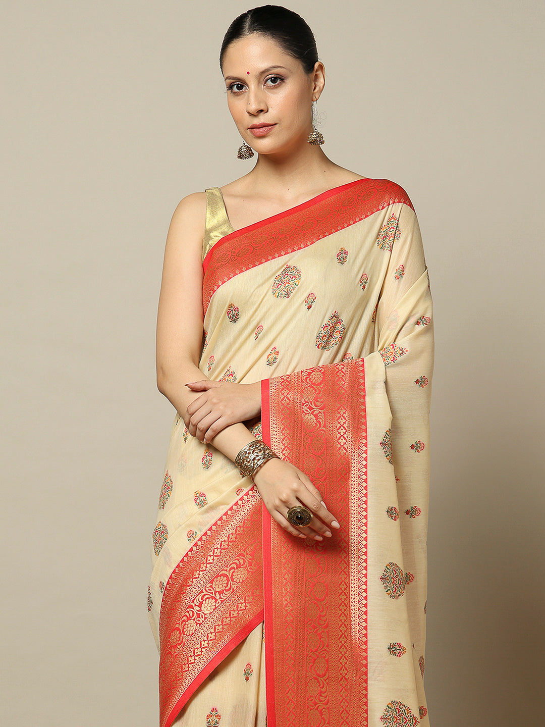 Tussar Art Silk Woven Saree