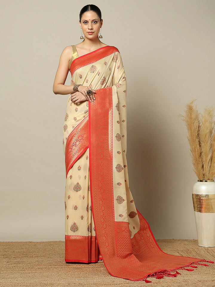 Tussar Art Silk Woven Saree