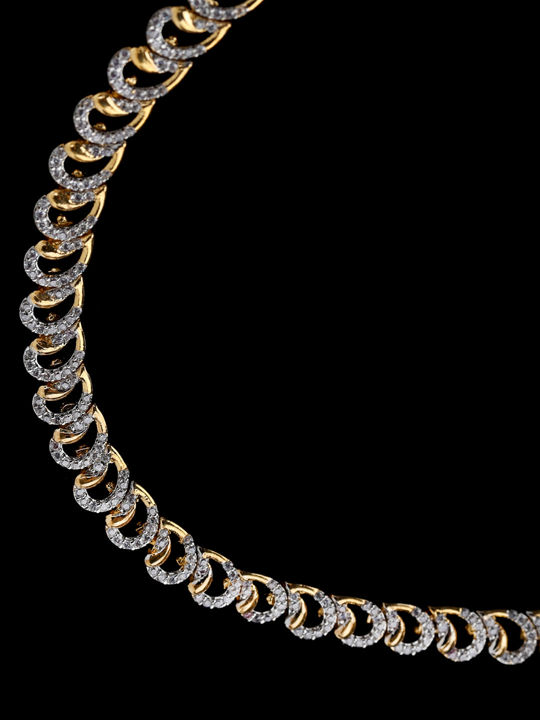 Gold-White Imitation Jewelry-Set