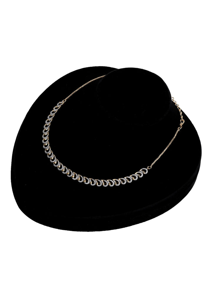 Gold-White Imitation Jewelry-Set