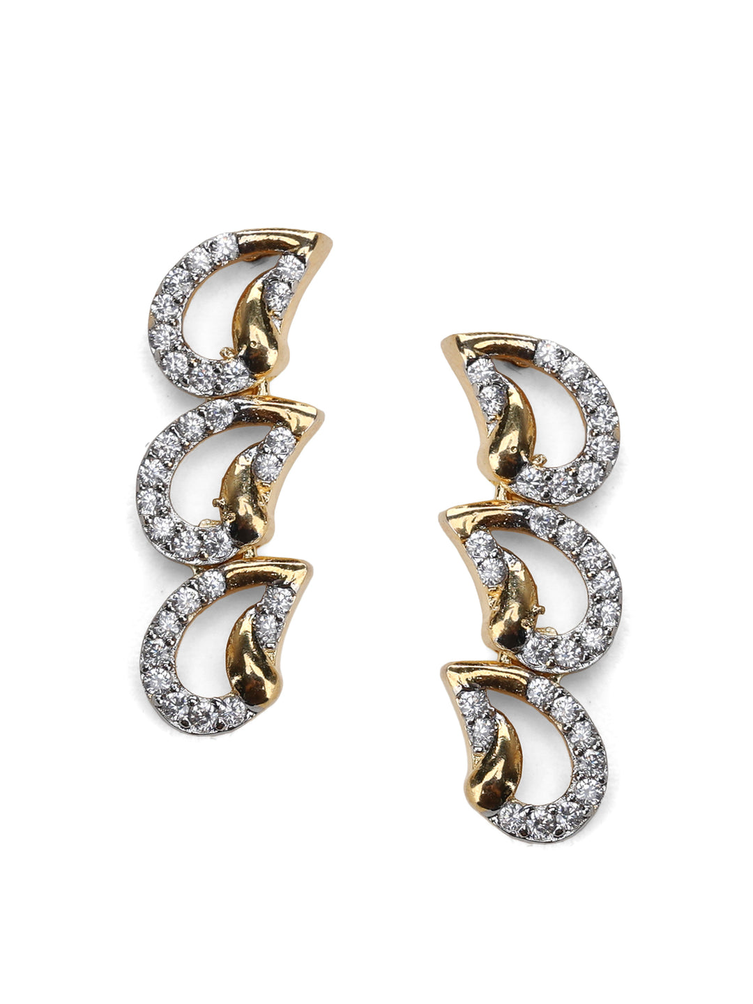 Gold-White Imitation Jewelry-Set