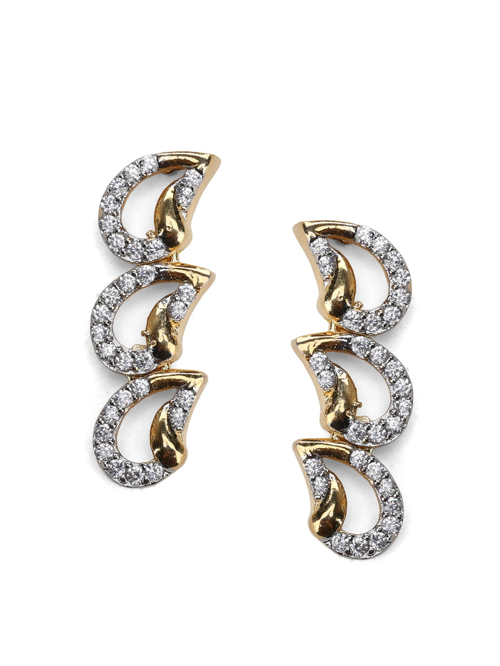 Gold-White Imitation Jewelry-Set