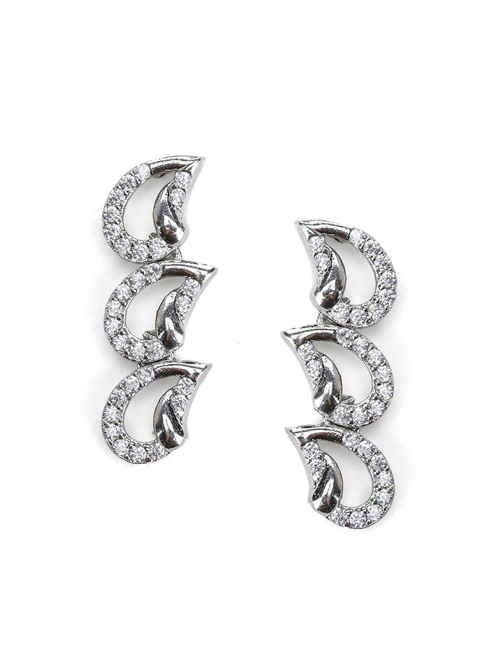 Silver-White Imitation Jewelry-Set