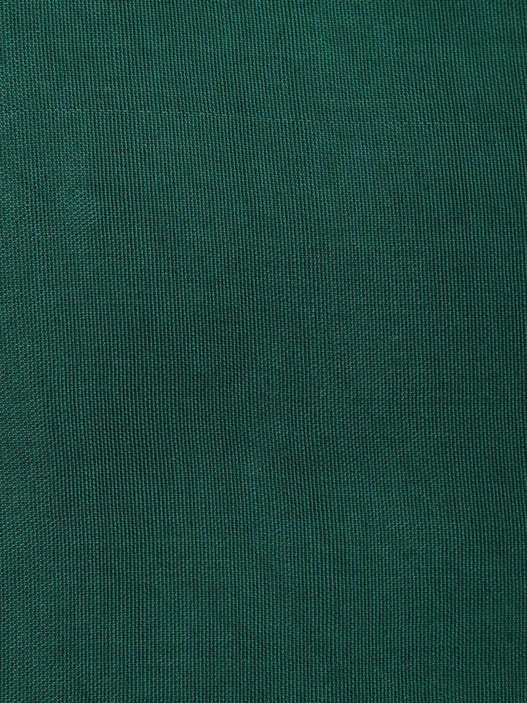 Green Chanderi Embroidered Unstitched Dress Material