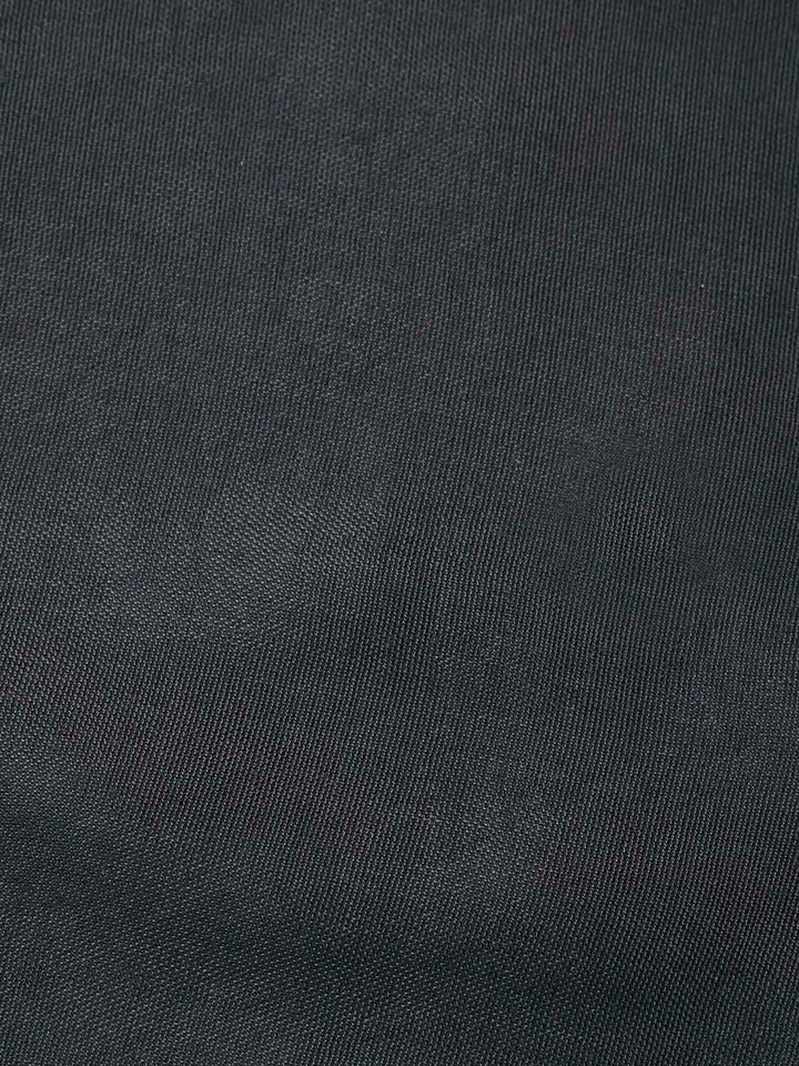 Black Chanderi Embroidered Unstitched Dress Material