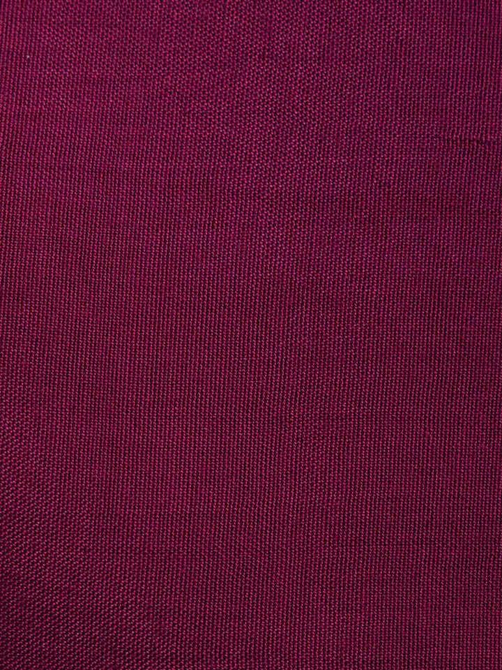 Magenta Chanderi Embroidered Unstitched Dress Material