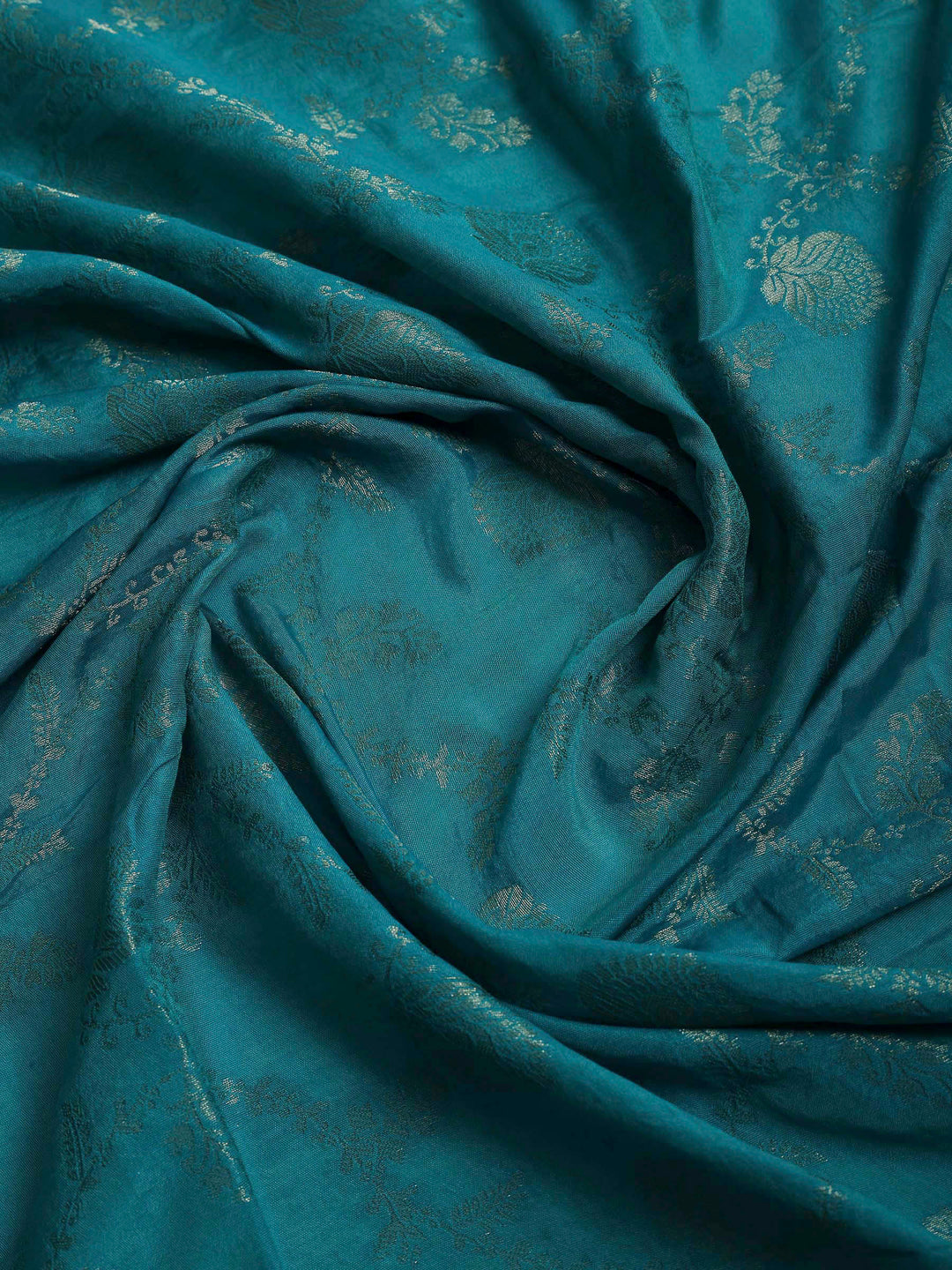 Firozee Chanderi Embroidered Unstitched Dress Material