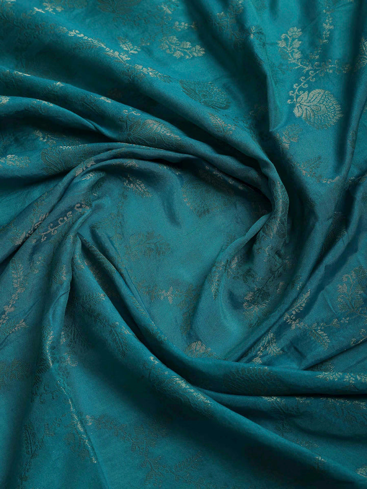 Firozee Chanderi Embroidered Unstitched Dress Material