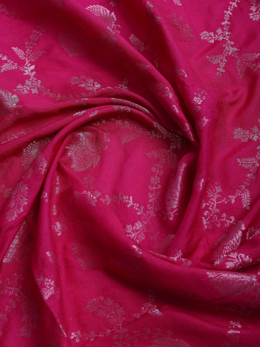 Rani Chanderi Embroidered Unstitched Dress Material