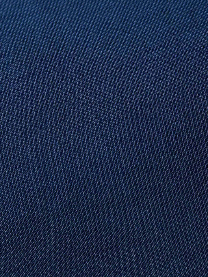 Blue Chanderi Embroidered Unstitched Dress Material