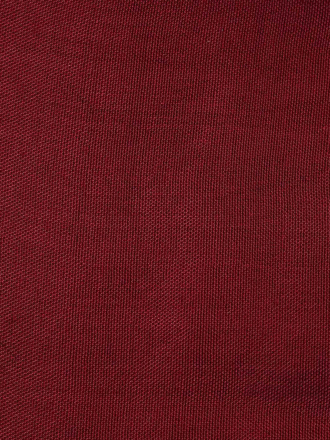 Maroon Chanderi Embroidered Unstitched Dress Material