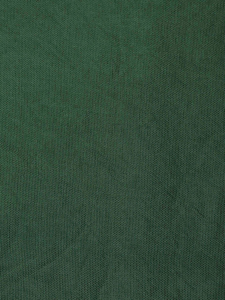 Aqua Green Chanderi Embroidered Unstitched Dress Material