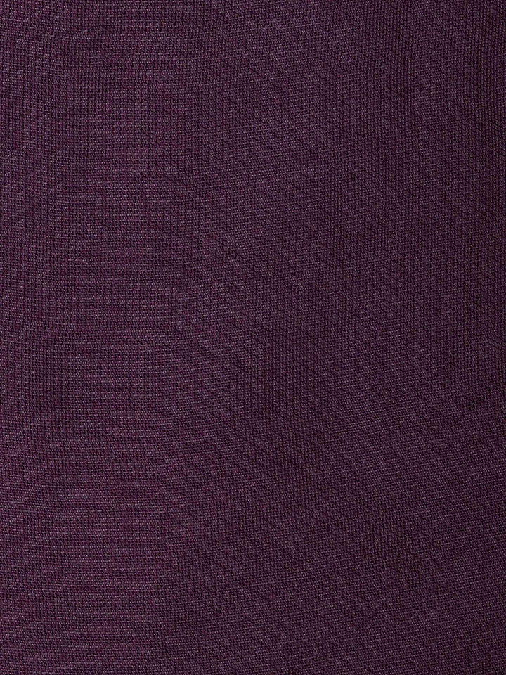 Lavender Chanderi Embroidered Unstitched Dress Material