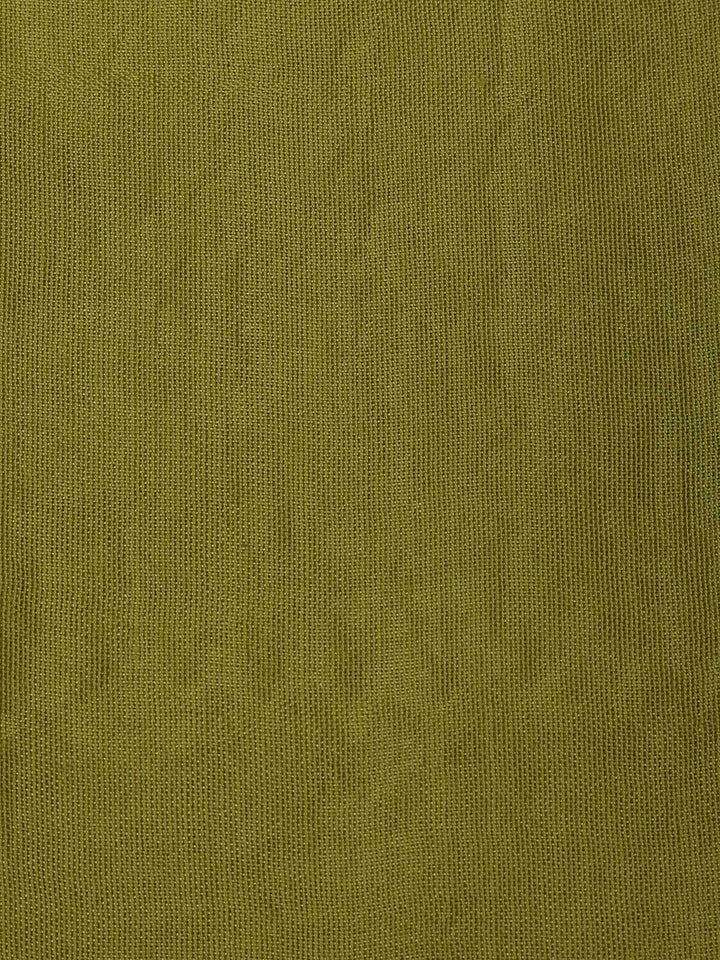 Lemon Chanderi Embroidered Unstitched Dress Material