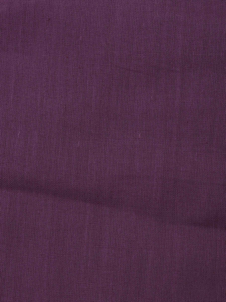 Lavender Chanderi Embroidered Unstitched Dress Material
