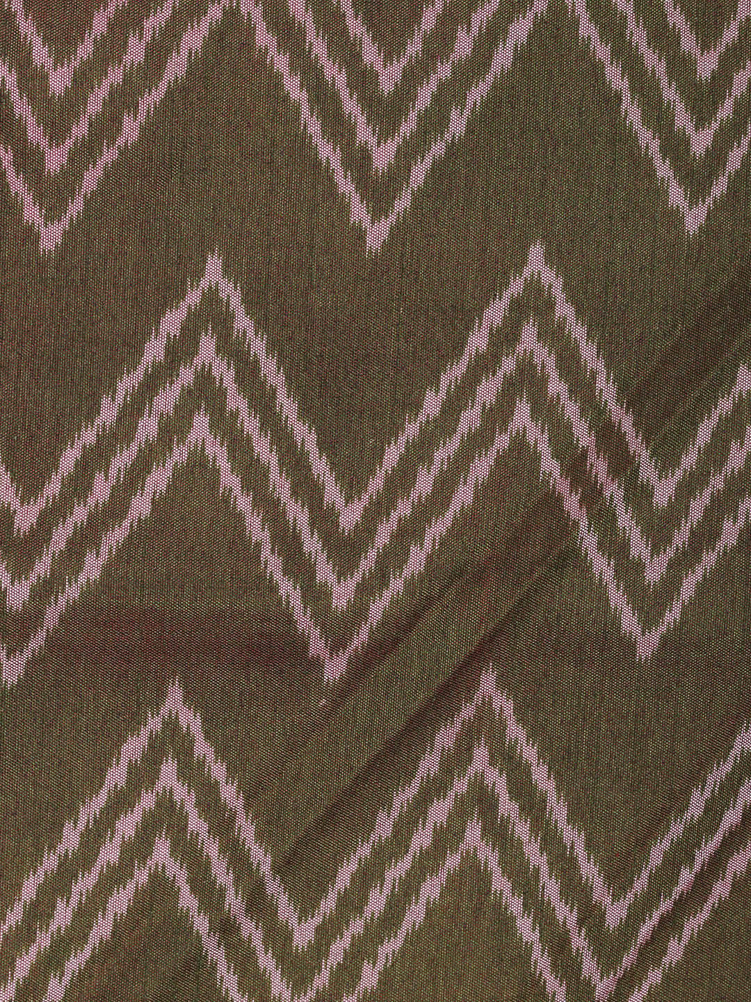 Pink Chanderi Printed Unstitched Dress Material