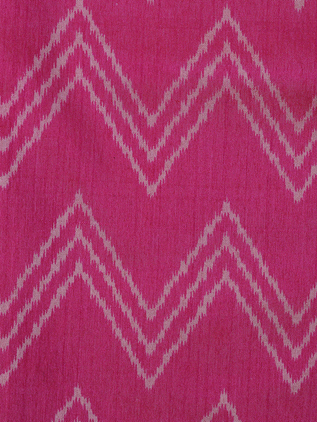 Purple Chanderi Printed Unstitched Dress Material