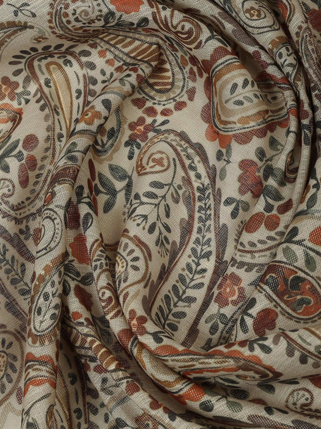 Mustard Tissue Printed Unstitched Dress Material