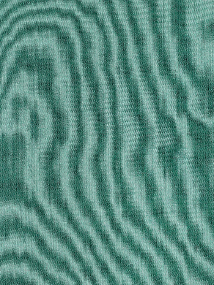 Sea Green Cotton Blend Embroidered Unstitched Dress Material