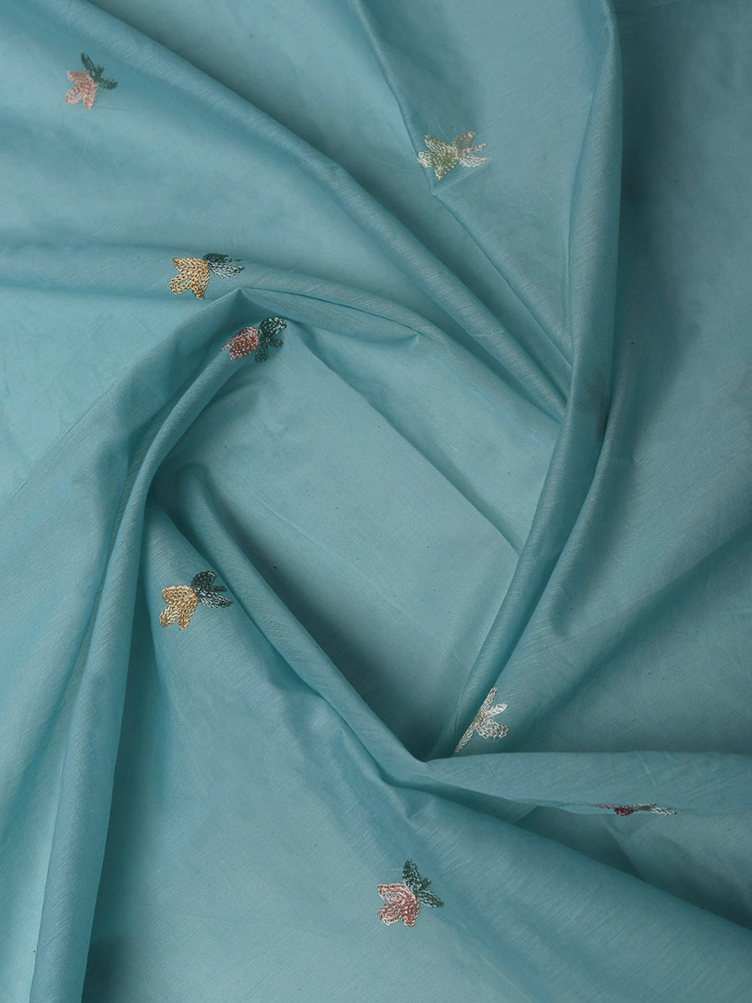 Firozee Lt Chanderi Embroidered Unstitched Dress Material
