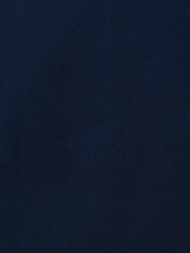 Blue Cotton Blend Printed Unstitched Dress Material
