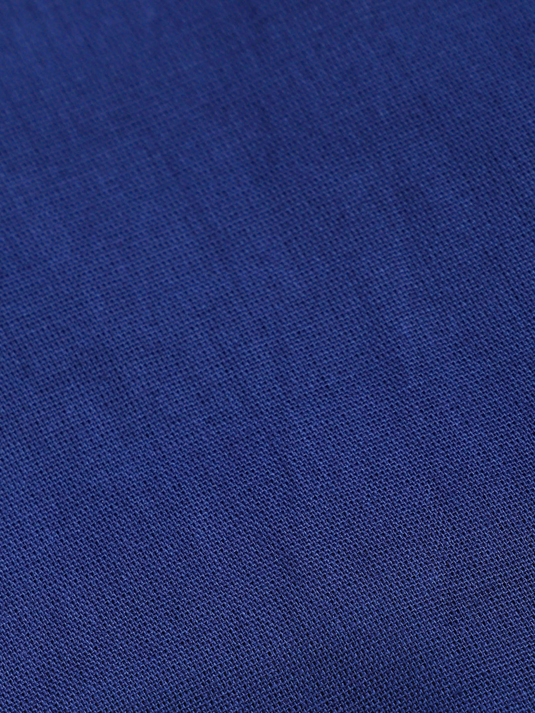 Navy Blue Cotton Blend Printed Unstitched Dress Material