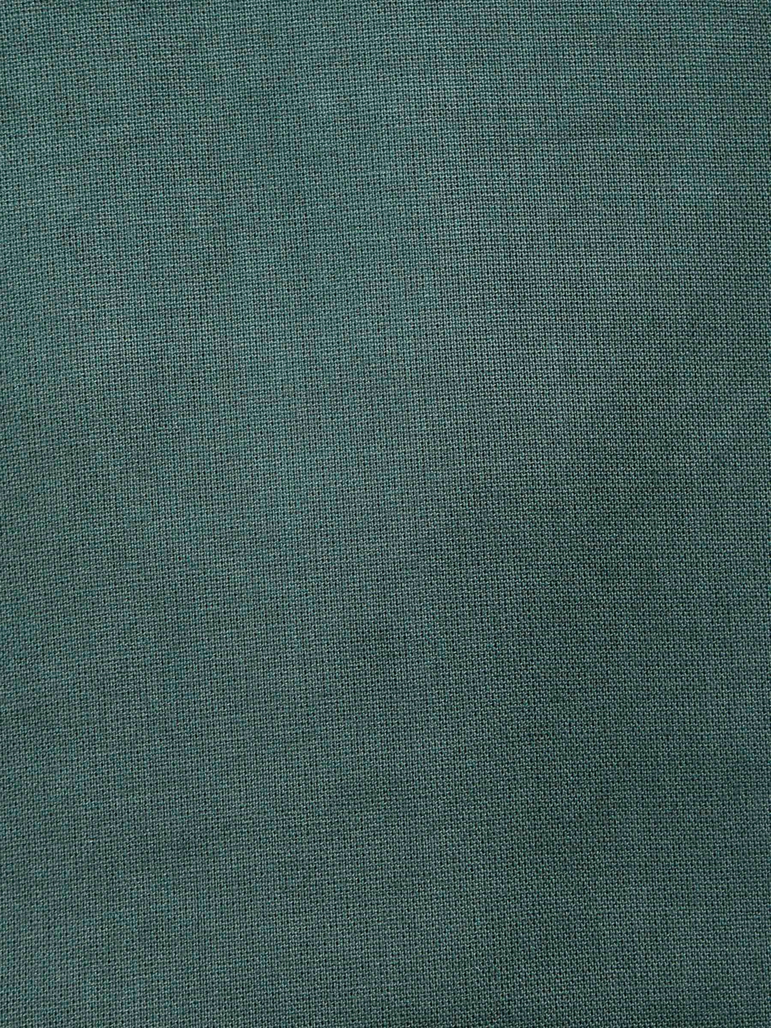 Green Cotton Blend Printed Unstitched Dress Material