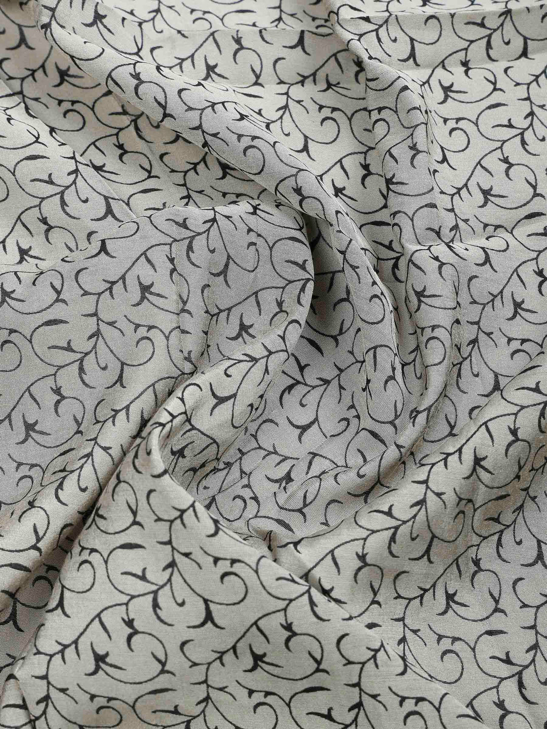 Mustard Cotton Blend Printed Unstitched Dress Material