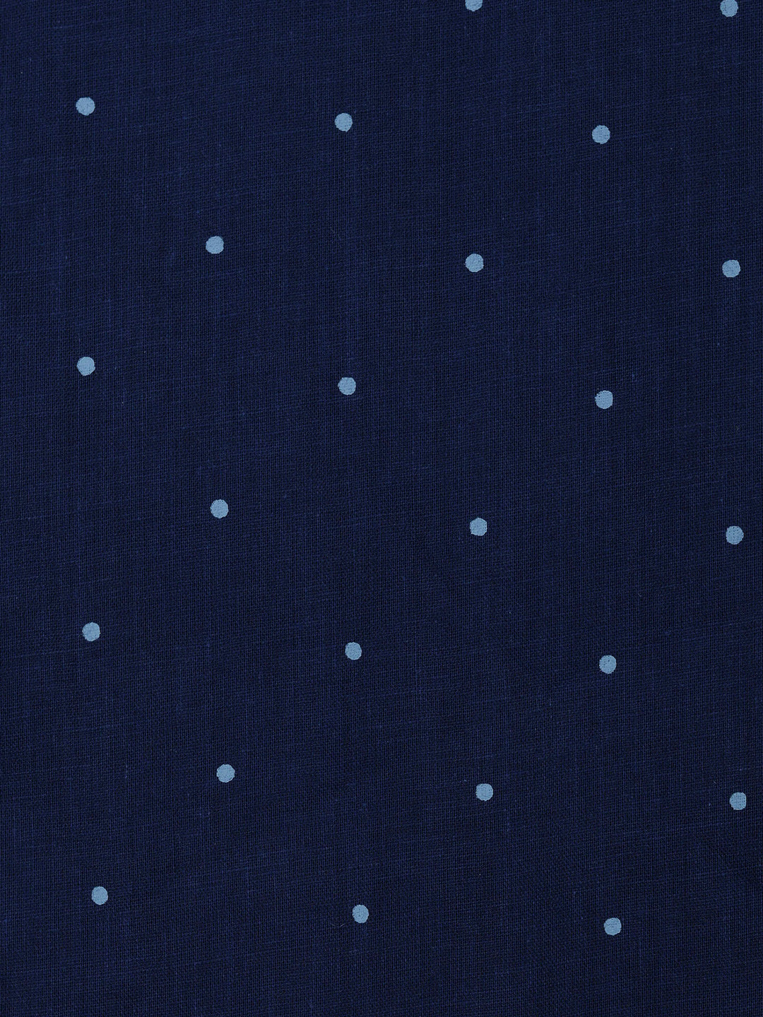 Blue Cotton Blend Printed Unstitched Dress Material